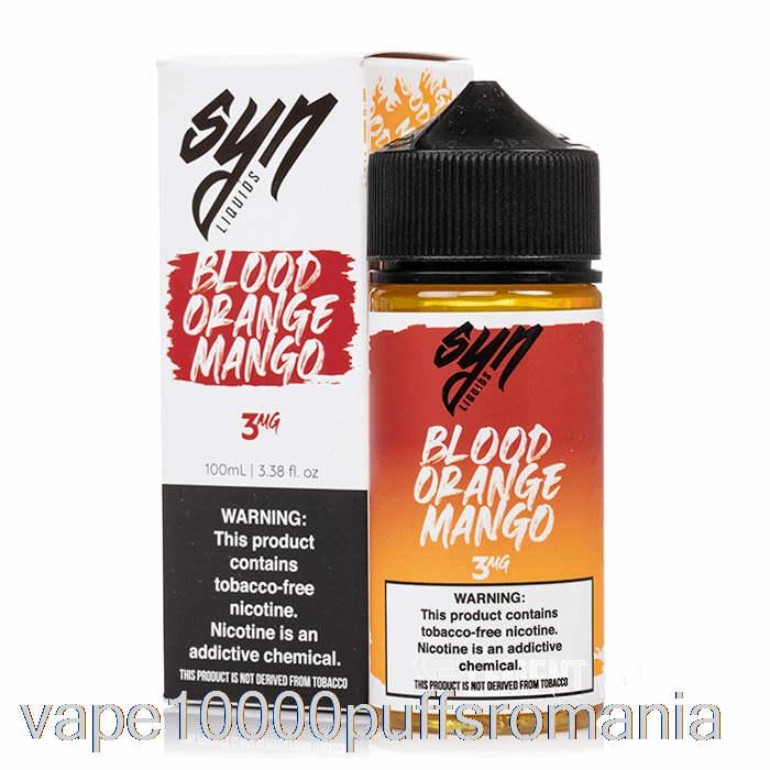 Vape Romania Portocala Sanguina Mango - Syn Lichid - 100ml 6mg